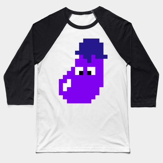 IC Eggplant Baseball T-Shirt by Delsman35